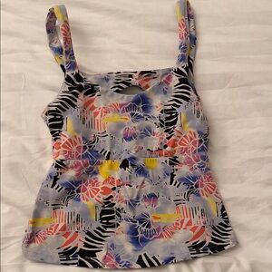 FP Movement by Free People Multicolor Floral Tank Top